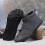 Women's Waterproof Insulated Snow Boots Grey Size 9.5 5