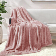 Exclusivo Mezcla Plush Fuzzy Fleece Throw Blanket