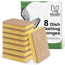 8 Pack Eco Sponge Washing up Compostable Kitchen Dish Sponge Biodegradable