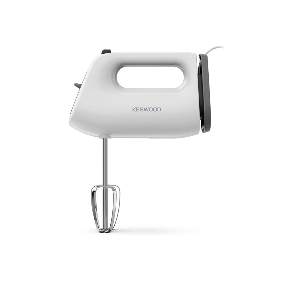 Kenwood Quickmix Lite, Lightweight Hand Mixer Twin Beaters With Slow Speed Start, Sureeject Tool, Cord Wrap, Hmp10.00wh, 300W Motor, Dishwasher Safe,