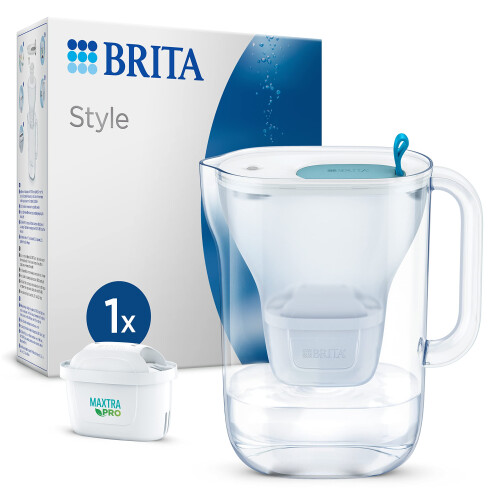 BRITA Style Water Filter Jug Blue (2.4L) incl. 1x