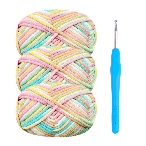 Chunky Yarn for Crochet,Cotton Yarn Thick Wool
