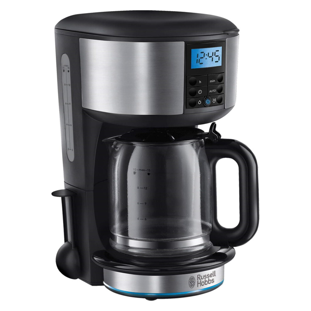 Photos - Coffee Maker Russell Hobbs Buckingham Filter Coffee Machine - 1.25L Carafe/10 Cups Brown 