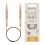 KnitPro Basix Beech Fixed Circular Needles 16" 1