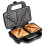 Global Gourmet Deep Fill Sandwich Toaster  Round Waffle Maker Bundle  NonSt 2