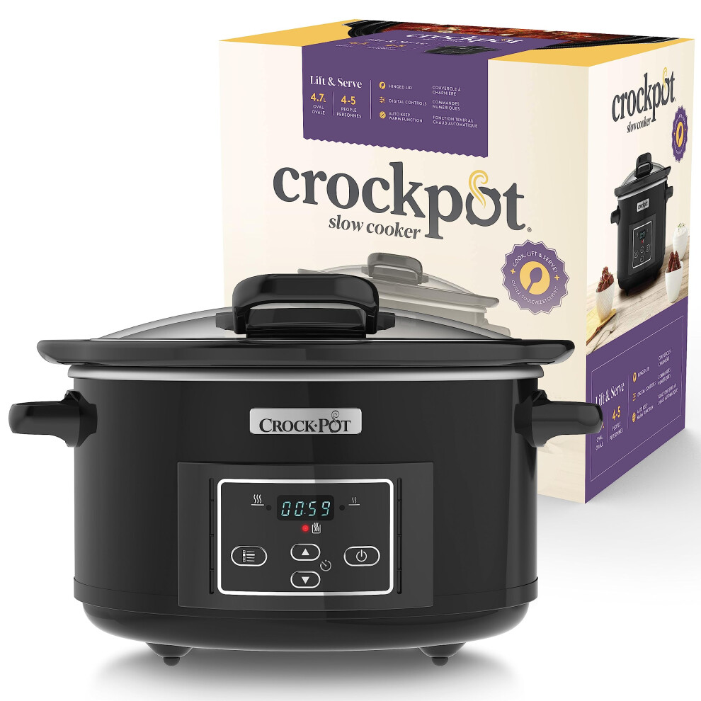Crock-Pot Lift And Serve Digital Slow Cooker With