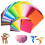 60pcs Felt Fabric Sheets -Textile Fabrics DIY 1