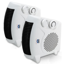 CUQOO Powerful 2KW Fan Heater with 2 Heat