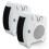 CUQOO Powerful 2KW Fan Heater with 2 Heat 1