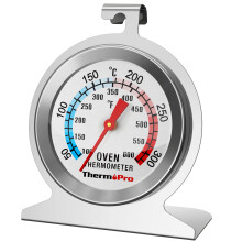ThermoPro Oven Thermometer for Inside Oven Upgraded 431 Stainless Steel Dia