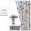Cortinas florais com estampa natural para quarto, sala de estar e cozinha. 2