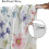 Cortinas florais com estampa natural para quarto, sala de estar e cozinha. 5