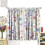 Cortinas florais com estampa natural para quarto, sala de estar e cozinha. 8