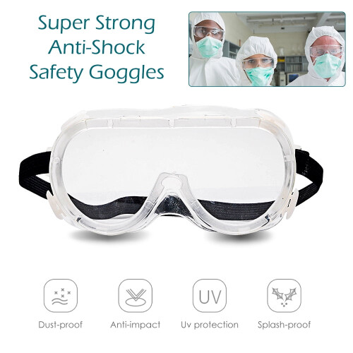Schutzbrille mit umlaufender Polycarbonat-Linse, Einheitsgröße 1