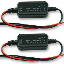 stk. DC-spændingsreducerkonverter 12V step-down til 5V DC-DC 2,5A regulator
