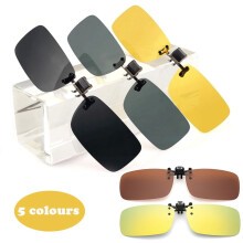 tooloflife Polarisoidut Clip-on-aurinkolasit Polarisoidut linssit Silmälasikiinnike UV400 Unisex Aikuisille