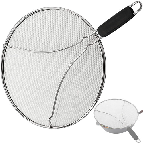 Apidgrowth13 Inch Stainless Steel Grease Splatter
