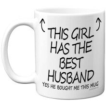 Stuff4 Anniversary Mug for Her - This Girl Has