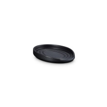 Le Creuset Stoneware Oval Spoon Rest Matte Black,