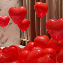 OTMVicor Red Heart Balloons - 15pcs 12inch Latex