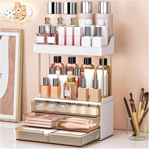 Storivo Makeup Organiser,3 Tier Drawer,Large