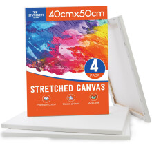 STATIONERY ISLAND 4 Pack Stretched Canvas