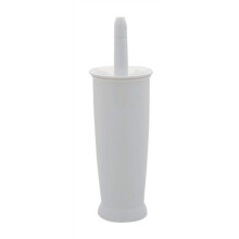 Addis Closed Toilet Brush Set - Plastic - White - 12.5 x 12.5 x 39 cm