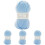 Snuggly DK Double Knitting, Sky (216), 50g (Pack 1