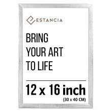 Silver Pine Wood Photo Frame 12x16 inch (30x40