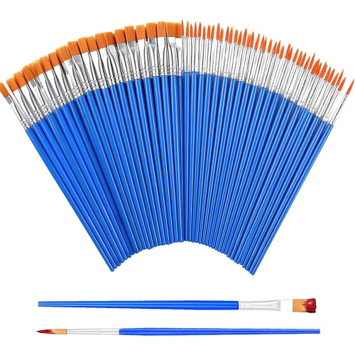 Outtshop Small Paint Brushes, 60 Pcs Paintbrushes