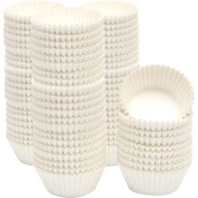 Gcardist 500-Count White Cupcake Liners Muffin