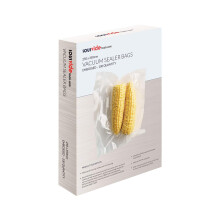 SousVideTools | Vacuum Sealer Bags | Pack of 100 | 25cm x 35cm | Embossed Food Storage | Sous Vide Cooking, Freezing & Microwaving | [SVT-06004]