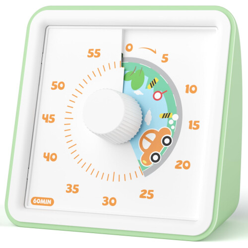 LIORQUE Visual Timer for Kids, 60 Minute Visual