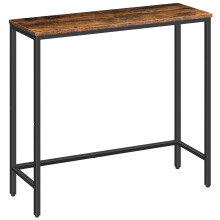 HOOBRO Console Table Slim Console Table for Hallway Metal Frame Compac