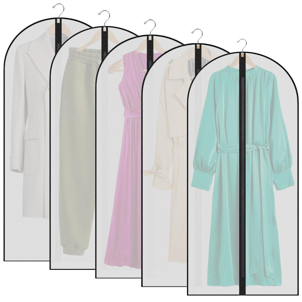 Garment Bags,5Pcs Dustproof Garment Covers Peva Ikr