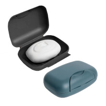 2Pcs Travel Soap Case Soap Bar Travel Dish with