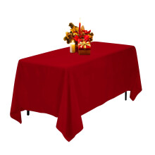Kapwall Red Table Cloth - 60X102Inch (152x260cm)