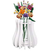 Vase for Lego Flowers Bouquet, Wooden Puzzle