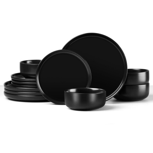 HaWare Dinner Set, 12 Piece Stoneware Dinnerware