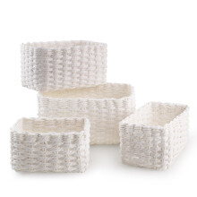 Wicker Basket, Revivoer Set of 4 Small Wicker