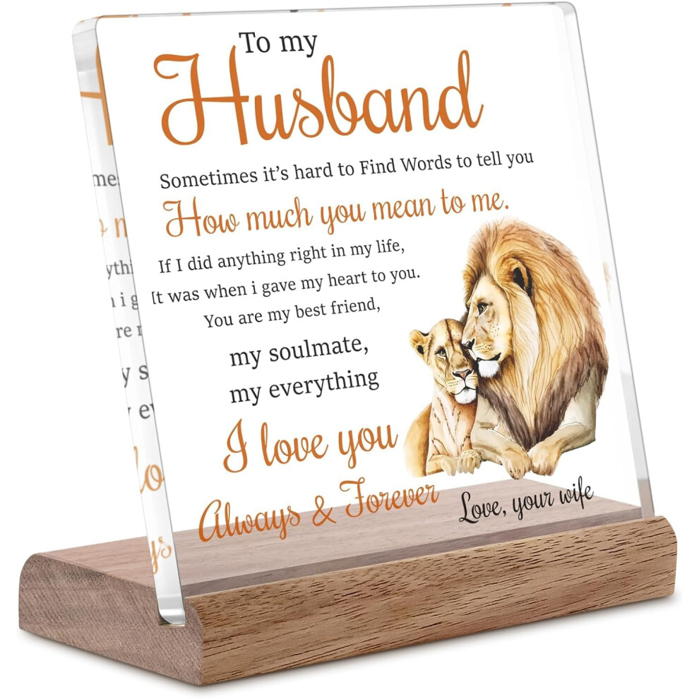 Gifts For Husband From Wife Lion Themed Loving Boocooberg