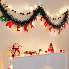Julebanner med lys DIY ophængningsdekoration