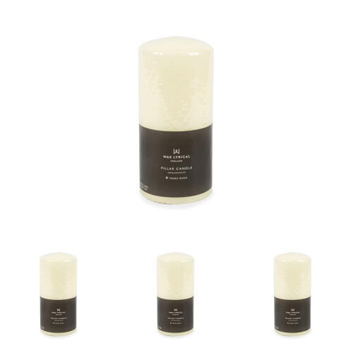 Wax Lyrical Wax Lyrical Unscented Pillar Candle 7X15CM Ivory