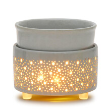 Wax Melt Burner Ceramic 3-in-1 Oil Burner Electric Candle Wax Warmer Burner Melter Fragrance Heating Plate for Scented Waxs Home Office Bedroom Aroma