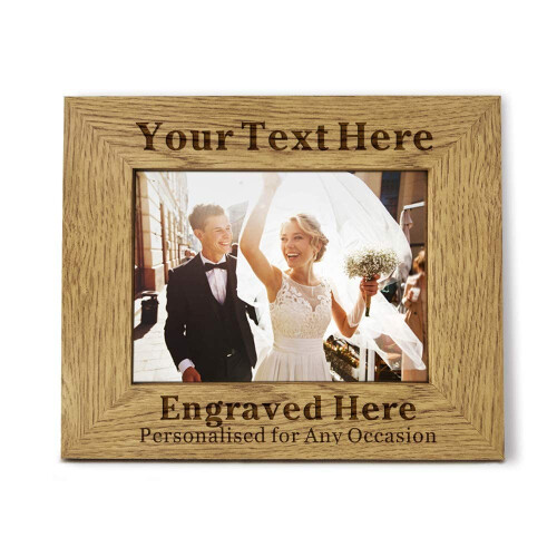 Personalised Photo Frame Laser Engraved Photo