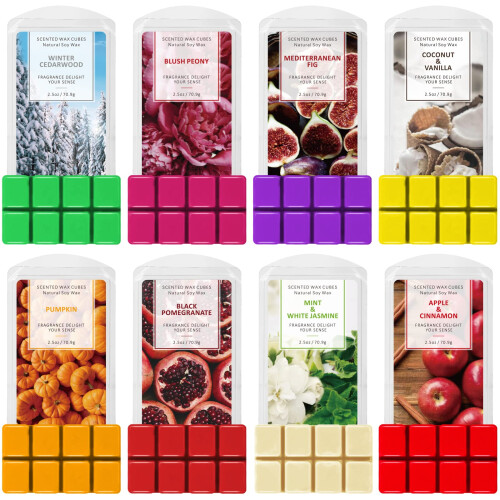 Scented Wax Melts, SCENTORINI Wax Cubes, 8x70.9