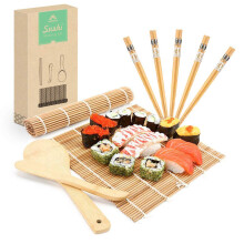 MUDEELA Bamboo Sushi Rolling Mat, Sushi Making