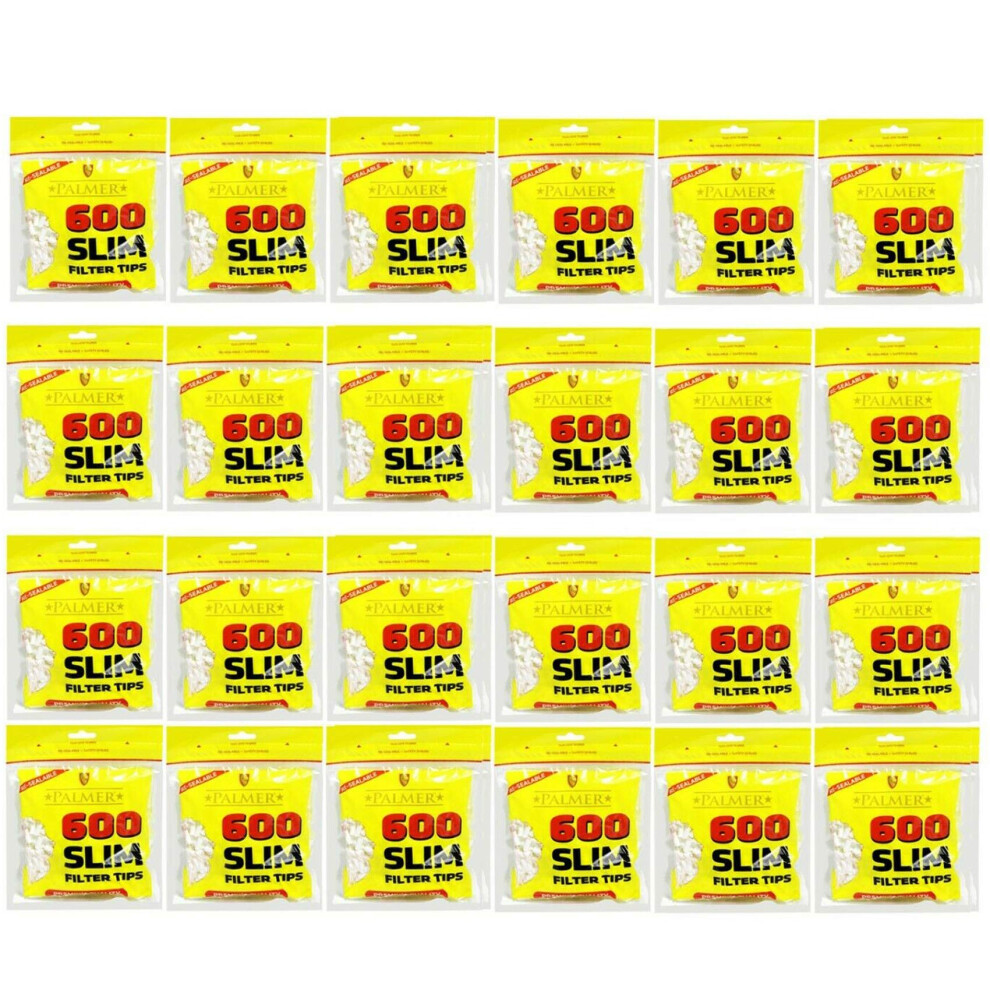 Filter Black/Yellow 600-15000 X Palmer Cigarette Tobacco Slim