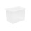Wham Wham Crystal 3 x 80L Stackable Plastic Storage Boxes with Lids 1