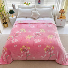 Thick Milk Velvet Throw Blanket 47x79", Floral Duvet Set, Ultra-Soft & Machine Washable – Compatible with Standard Beds